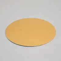 Подложка для торта, кондитерская, золото-серебро, 28 см, 0.8 мм