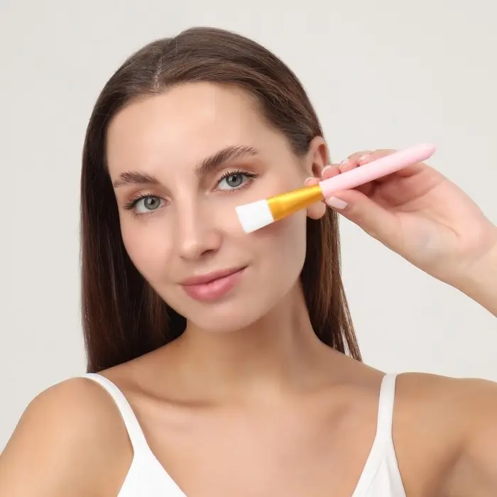 Кисть для масок «Нежность», 15.5 (+/- 1) см, розовая