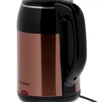 Чайник электрический Sakura SA-2168MGL, металл, 1.8 л, черно-коричневый