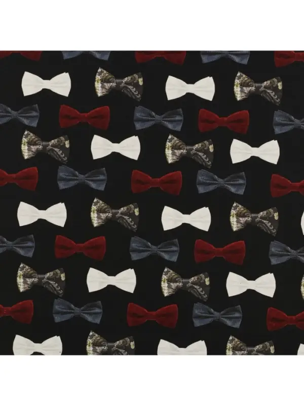 Бумага упаковочная глянцевая двухсторонняя «Мужские бабочки», 70 х 100 см