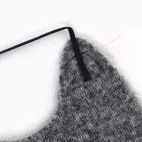 Карнавальная борода 40 см седая