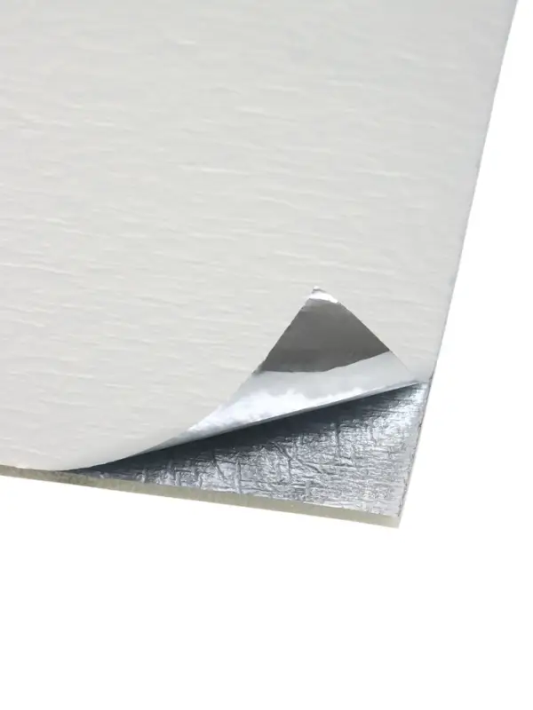 Панель самоклеящаяся 60*30 см восьмиугольник белый