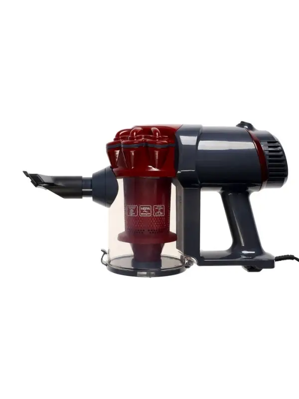 Пылесос Sakura SA-8322R, вертикальный, 800 Вт, 1 л, 79 дБ, шнур 4 м, 4 насадки, красный, серый