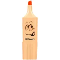 Маркер текстовыделитель Luxor Eyeliter Pastel, 1.0-4.5 мм, чернила на водной основе, пастельный оранжевый