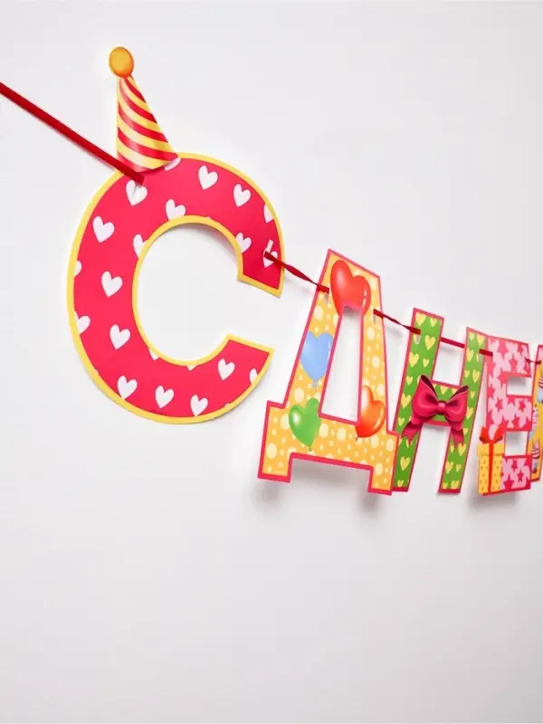 Гирлянда на ленте &laquo;С Днём Рождения!&raquo;, девочке, длина 250 см