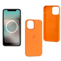 Чехол iPh 13 Mini Silicon Case 100% ORG Mari Gold (MagSafe + анимация NFC) c LOGO