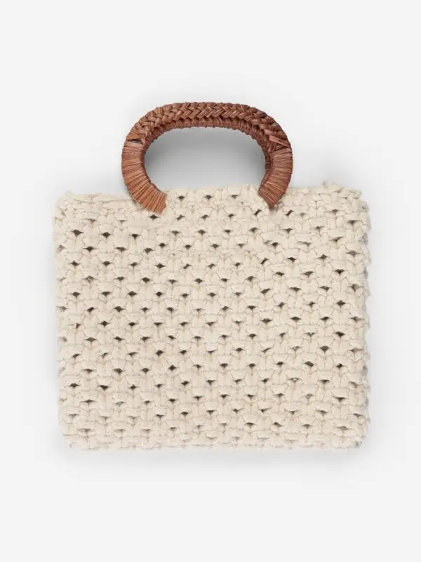 Ручки для сумок деревянные, плетёные, d=9.8&times;5.9 / 13.5&times;9.5 см, 2 шт., коричневые