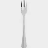 Вилка столовая &laquo;Уют&raquo;, длина 20 см, толщина 1.8 мм, цвет серебряный