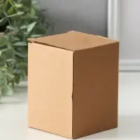 Шкатулка керамика "Золотой филин" розовая 8х8х12 см