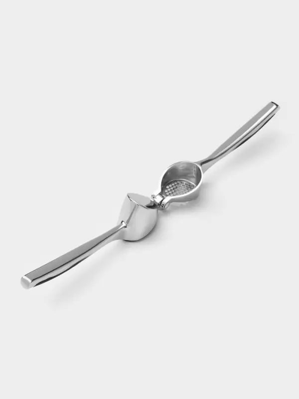 Пресс для чеснока Доляна Shapes, 17&times;4.7&times;3.2 см, рабочая часть 4&times;3 см, нержавеющая сталь, серебристый