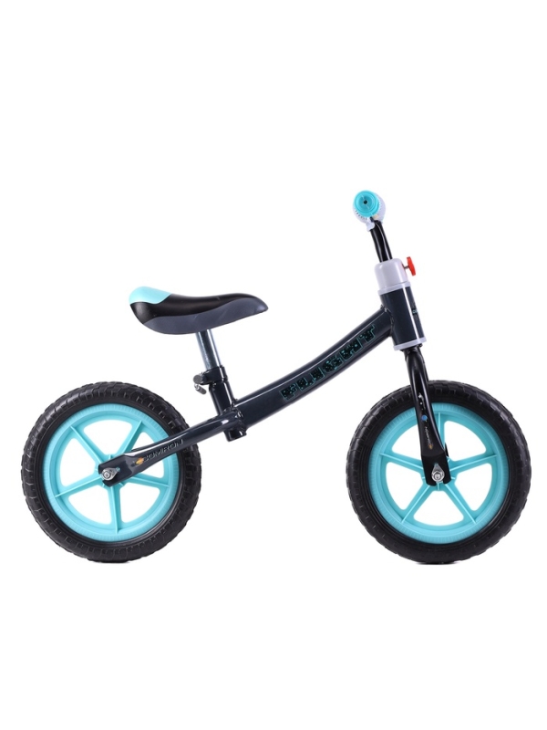 Беговел 12" COMIRON Flight, цвет серо-голубой 1