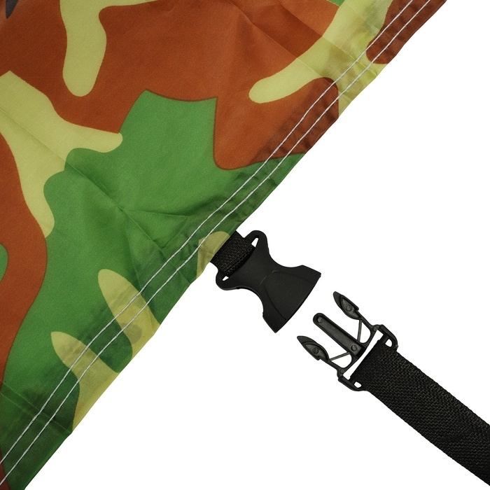 Тент автомобильный, водонепроницаемый, полиэстер, камуфляж хаки, размер M 457*165*119 см Тент автомобильный, водонепроницаемый, полиэстер, камуфляж хаки, размер M 457*165*119 см