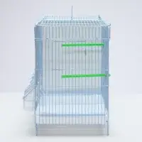 Клетка для птиц пролётная укомплектованная Bd=5/2w, 62&times;27&times;40 см, белая