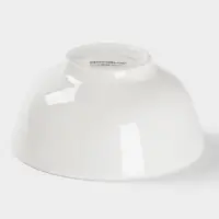 Салатник толстостенный Доляна White Label, 400 мл, d=12.5 см, фарфор, белый
