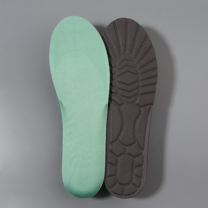 Стельки для обуви, универсальные, р-р RU до 48 (р-р Пр-ля до 47), 30 см, пара, цвет серый Стельки для обуви, универсальные, р-р RU до 48 (р-р Пр-ля до 47), 30 см, пара, цвет серый