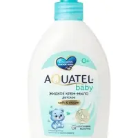 Крем-мыло жидкое AQUATEL Baby хлопковое молочко, 500 мл