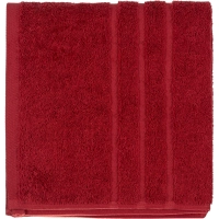 Полотенце махровое Luscan/бордюр 500г/м2, 50х90, бордо, 2 шт/уп