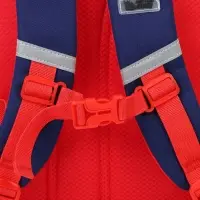 Ранец с эргономичной спинкой квадратный "Ракета"