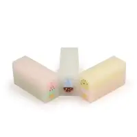Ластик HappyGraphix &laquo;Пломбирное мороженое&raquo;, прямоугольный, МИКС
