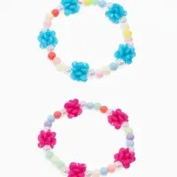 Браслет детский &laquo;Выбражулька. Цветочки Пионы&raquo;, d=6 см, МИКС