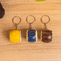 Сувенир брелок &laquo;Барабан&raquo;, 3.5&times;3.5&times;3 см, махагон, МИКС