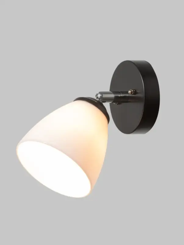 Бра BayerLux 4112/1, 1&times;40 Вт, E27, чёрное, 11&times;18&times;19.5 см