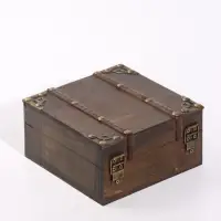 Шкатулка для украшений &laquo;Сундучок. Галлея&raquo;, дерево, с заклёпками, 15&times;15&times;7.5 см