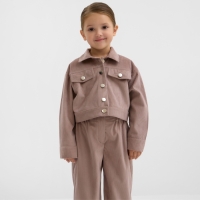 Костюм детский KAFTAN "Velvet", р. 32 (110-116), кофе