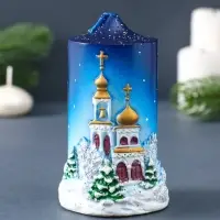 Свеча фигурная "Рождественская ночь" 7х6х11 см