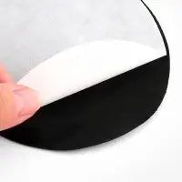 Заплатка для одежды, термоклеевая, замшевая, 2 шт., 15&times;11 см, чёрная
