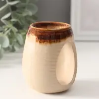 Аромалампа для эфирных масел &laquo;Полоски&raquo;, керамика, 8.2&times;6.3&times;6.3 см, МИКС