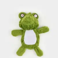 Игрушка мягкая для собак &laquo;Лягух&raquo;, 20 см, зелёная