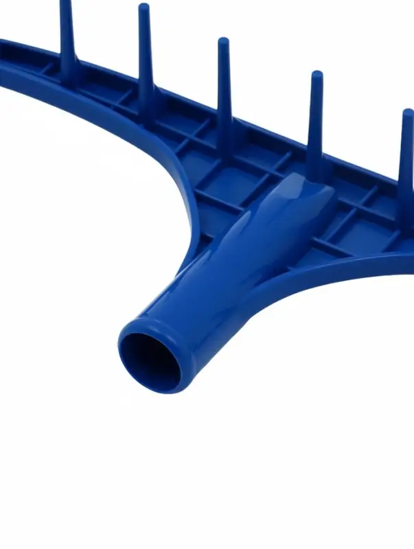 Грабли прямые, прямой зуб, 13 зубцов, пластик, тулейка 32 мм, без черенка