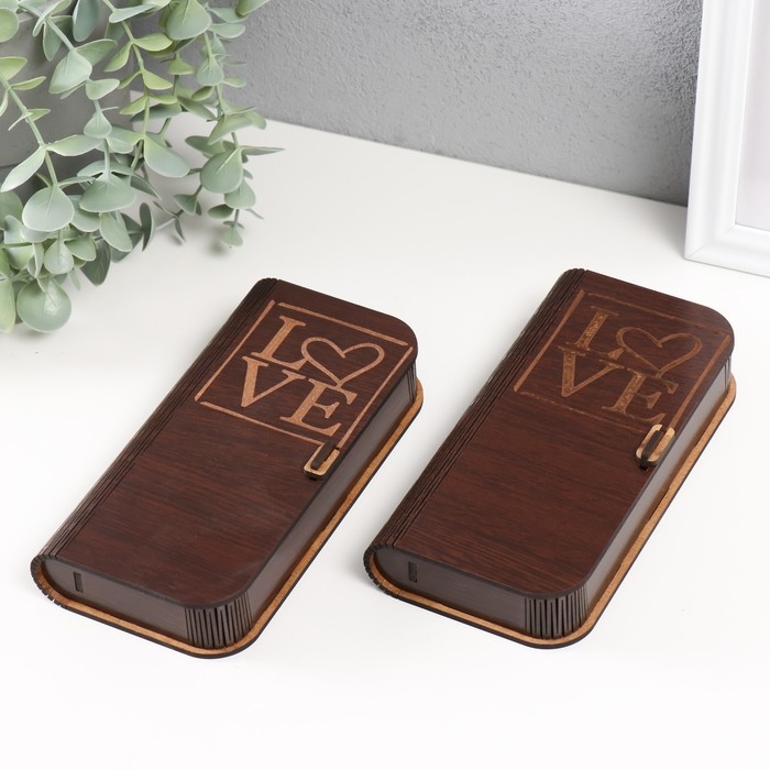 Шкатулка «Love» 17×8.5×3.5 см МИКС Шкатулка «Love» 17×8.5×3.5 см МИКС