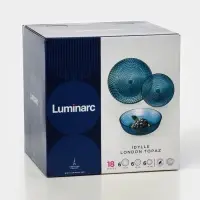 Столовый сервиз Luminarc &laquo;Идиллия&raquo;, 18 предметов, лондон топаз