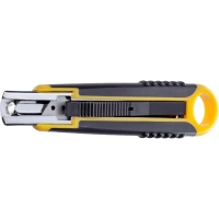 Нож промышленный&nbsp;18 мм Attache Selection с возвр.пружиной, с резин.руч.