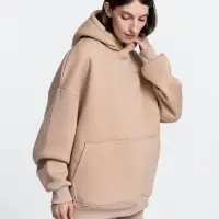 Худи Kulonga Oversize, бежевое (песочное), размер 3XL/4XL