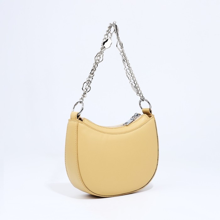 Сумка-багет на молнии, цвет жёлтый Сумка-багет на молнии, цвет жёлтый