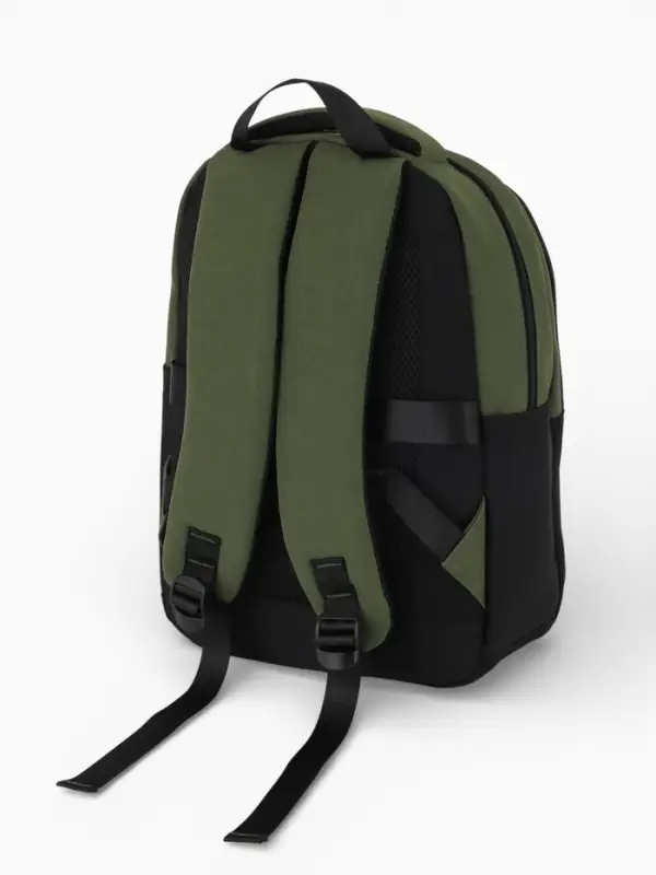 Рюкзак, 26*14*39 см, 2 отд 5н/карм, Комби, Водонепрон. дно, зеленый/черн