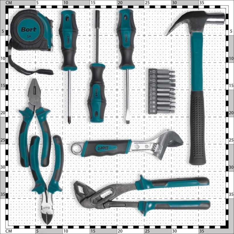 Набор инструмента универсальный Bort BTK-19