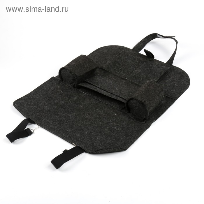 Органайзер на спинку сиденья 55×41 см, темно-серый Органайзер на спинку сиденья 55×41 см, темно-серый