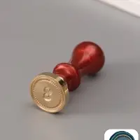 Печать для сургуча с пластиковой ручкой &laquo;Классика цифра 8&raquo;, 2.5&times;2.5&times;6.3 см