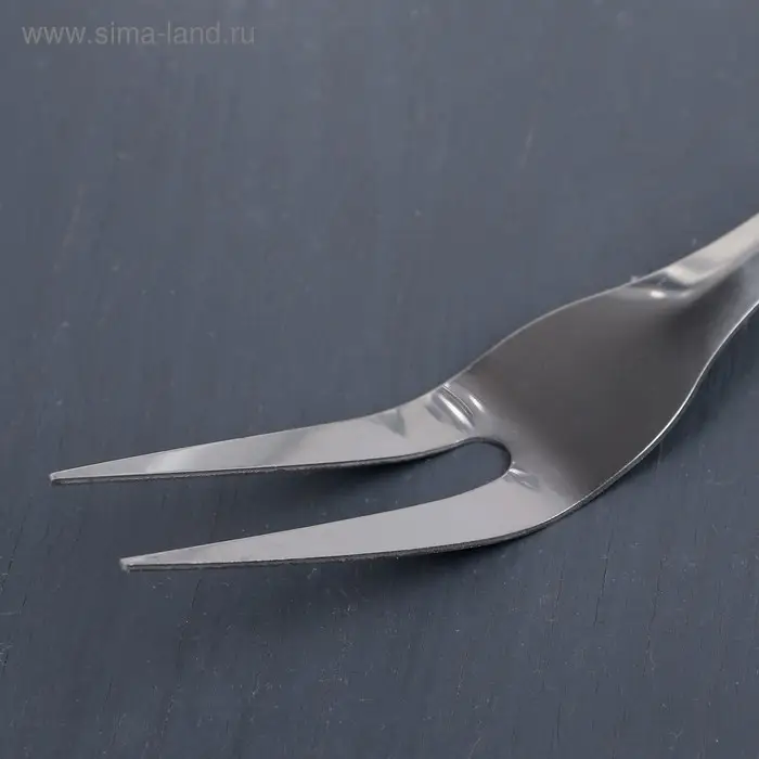 Вилка для мяса Доляна «Стил», ручная полировка, h=35 см, цвет серебряный Вилка для мяса Доляна «Стил», ручная полировка, h=35 см, цвет серебряный