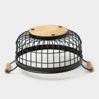 Фруктовница Доляна &laquo;Эстетика&raquo;, 36&times;28&times;14.5 см, чёрная