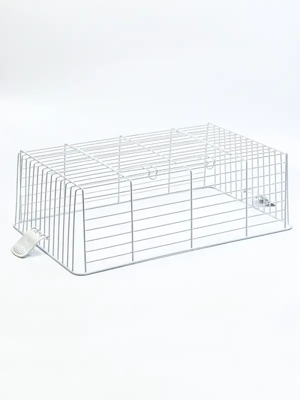 Клетка для кроликов, 60&times;36&times;32 см, усиленная, синяя