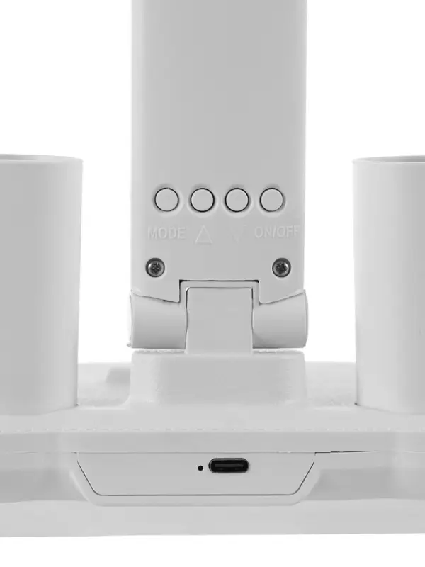 Часы - лампа электронные: календарь, термометр, LED, 3 режима, USB, 32&times;12&times;17 см