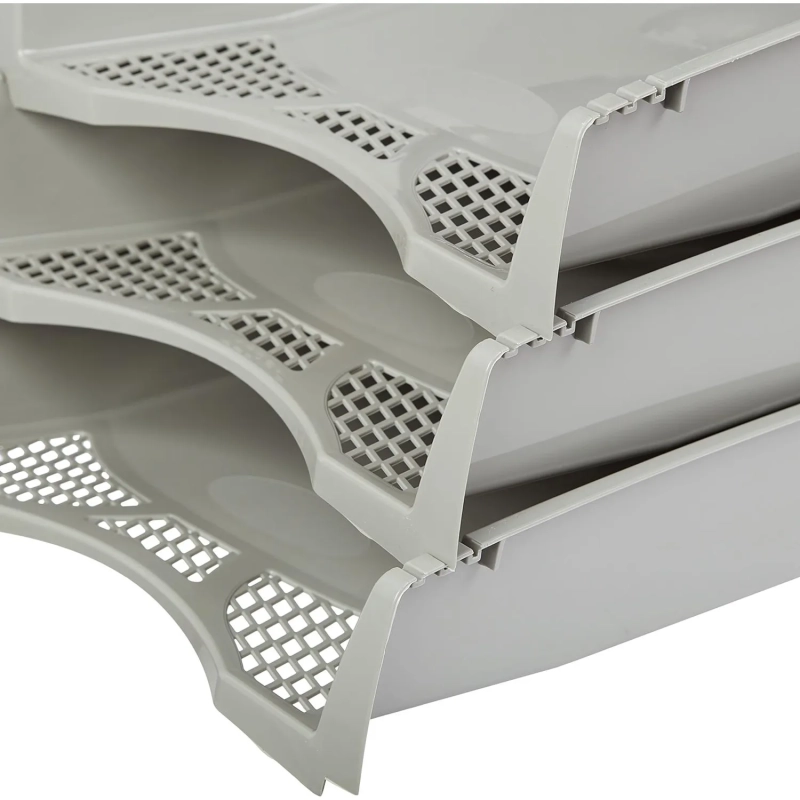 Лоток горизонтальный Офис Класс серый