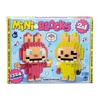 UNICON Конструктор "Mini Blocks", розовый и желтый монстрик UNICON Конструктор "Mini Blocks", розовый и желтый монстрик