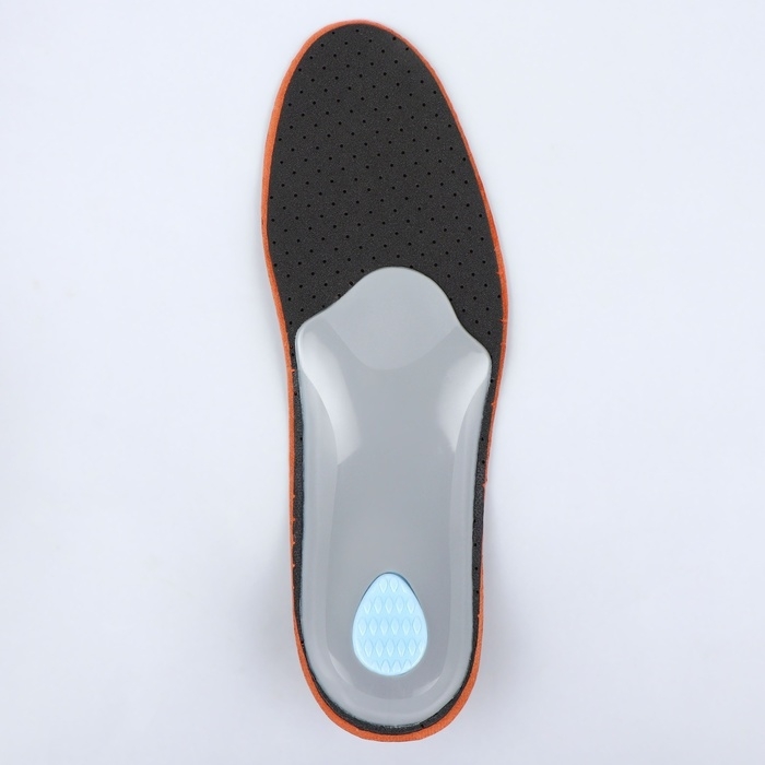 Стельки для обуви, амортизирующие, дышащие, с жёстким супинатором, р-р RU 43 (р-р Пр-ля 42), 27,5 см, пара, цвет коричневый Стельки для обуви, амортизирующие, дышащие, с жёстким супинатором, р-р RU 43 (р-р Пр-ля 42), 27,5 см, пара, цвет коричневый