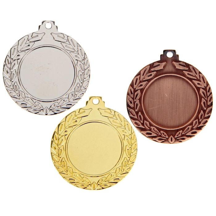 Медаль под нанесение 037, d= 4,5 см. Цвет золото. Без ленты Медаль под нанесение 037, d= 4,5 см. Цвет золото. Без ленты